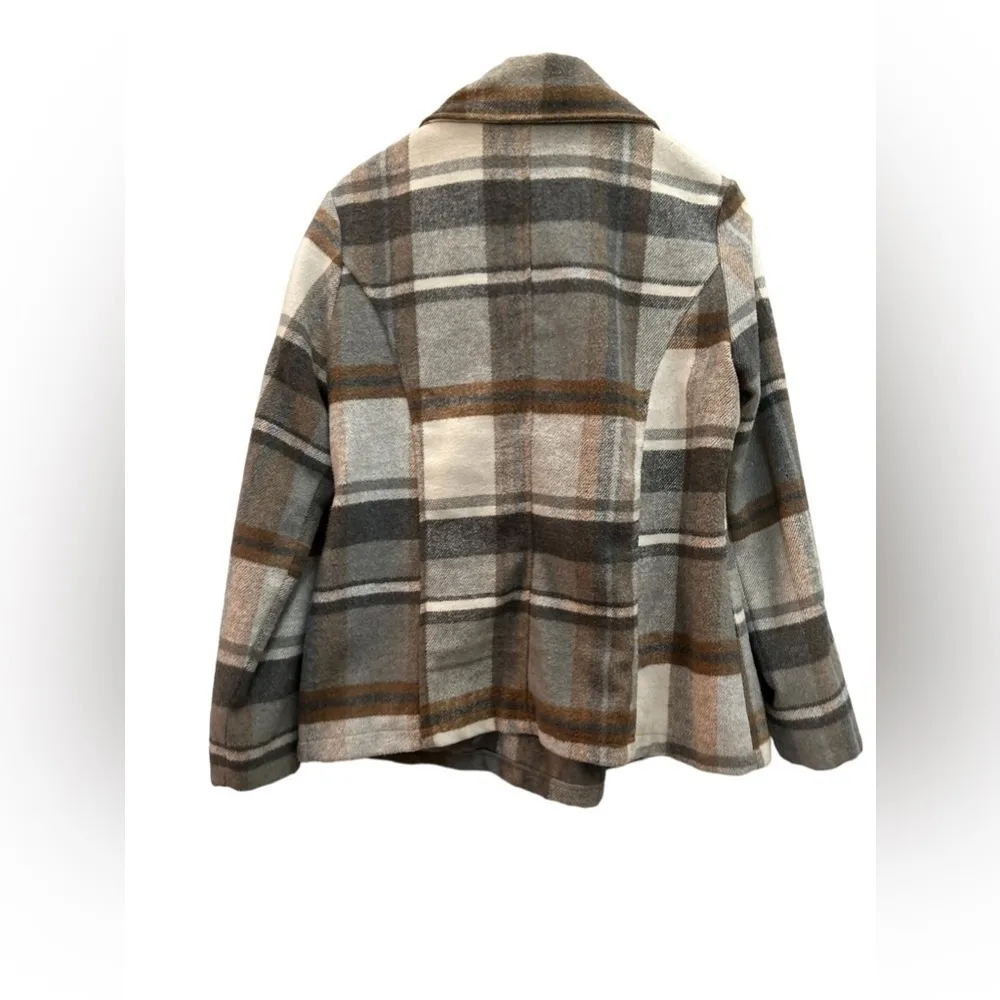 Attention Wool Blend plaid‎ jacket - Image 6