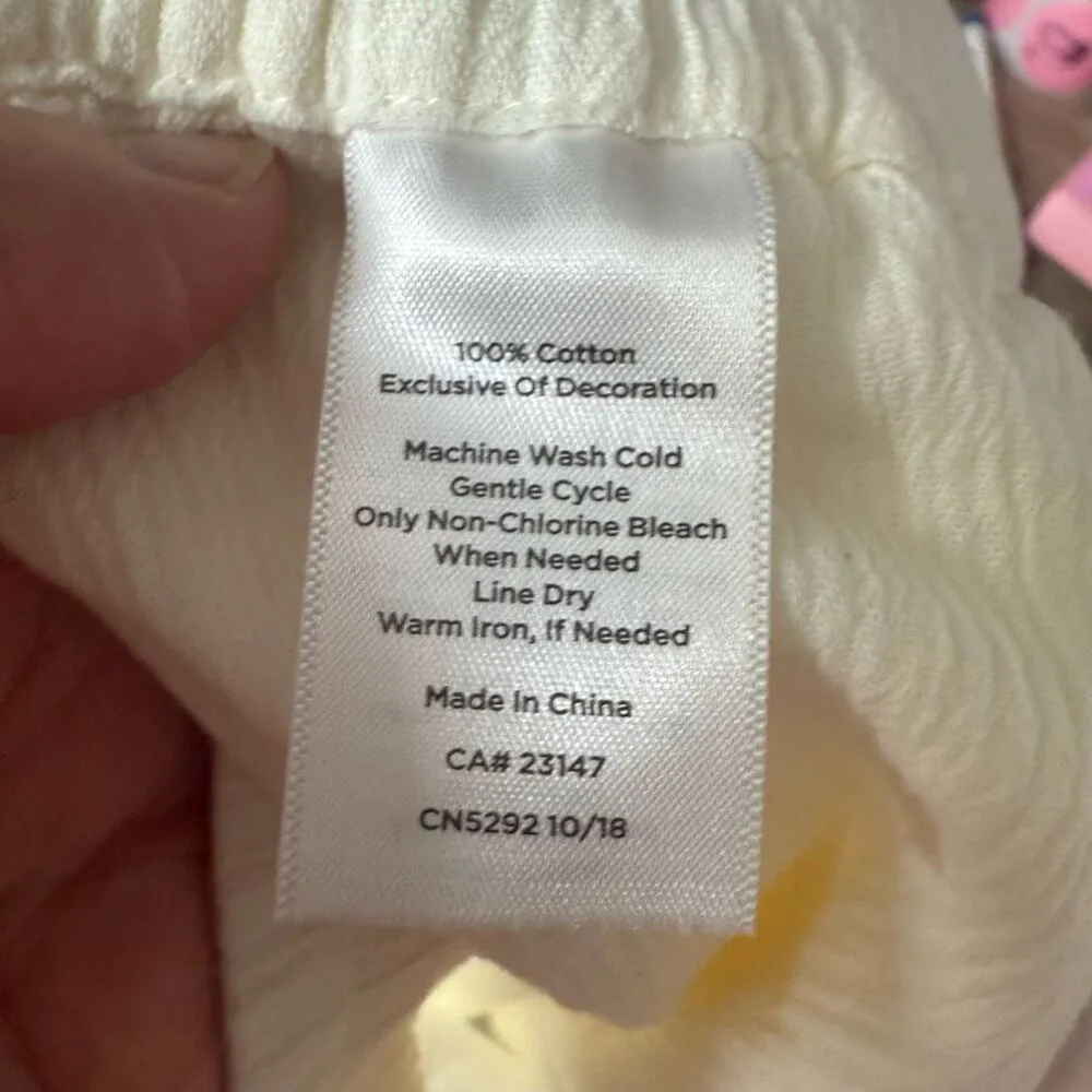 Talbots Women’s XL Cream Pull on Pants New 100% Cotton - Image 5