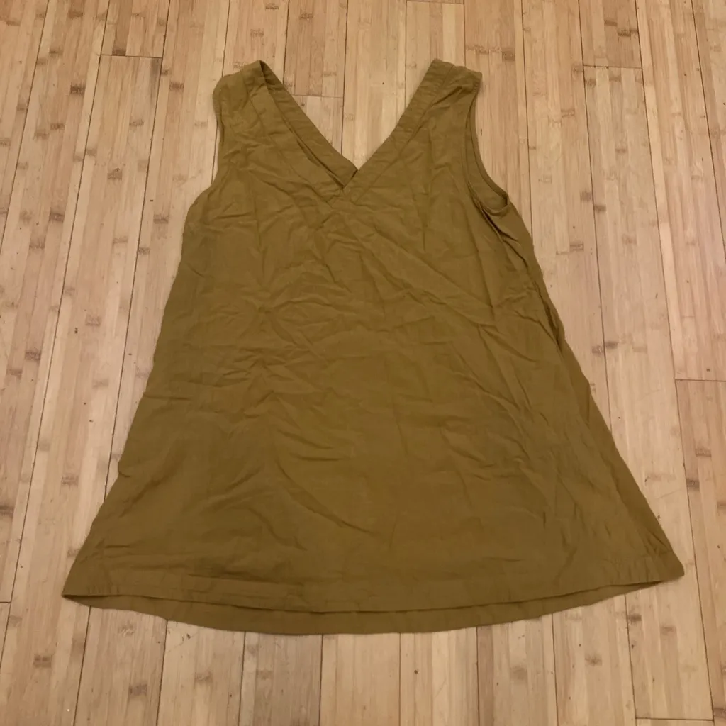 Womens v-neck tan top - Image 2