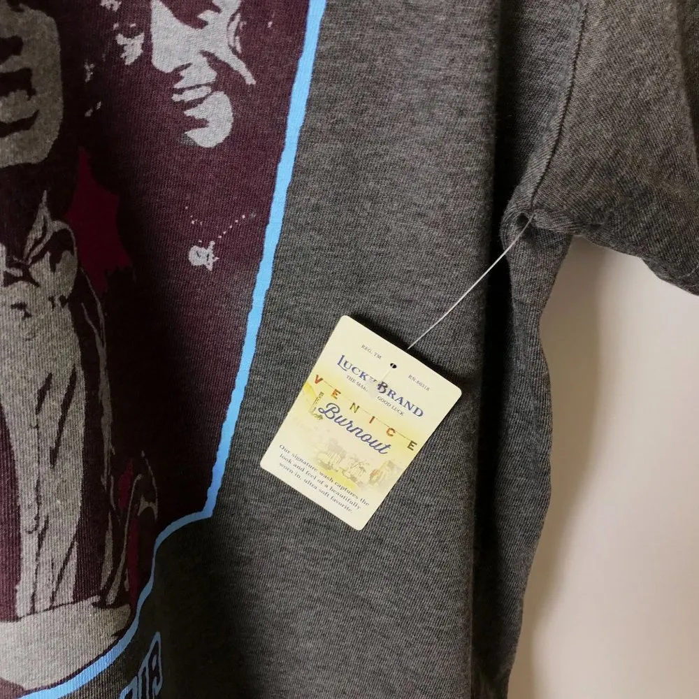 NEW Lucky Brand x ACDC Highway To Hell World Tour T Shirt Adult Gray Large - Image 13