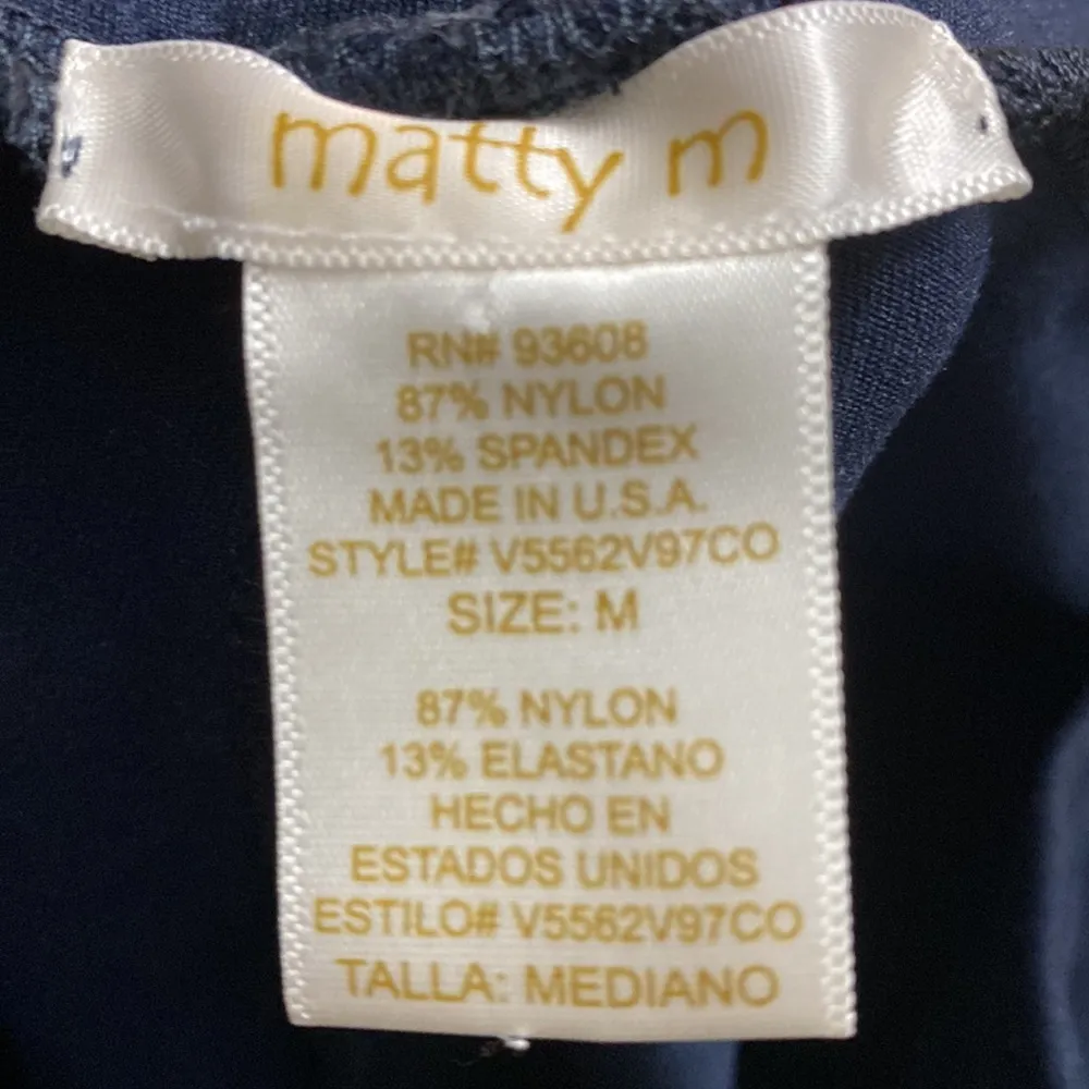 Matty M navy blue womens leggings size M Size M - Image 5