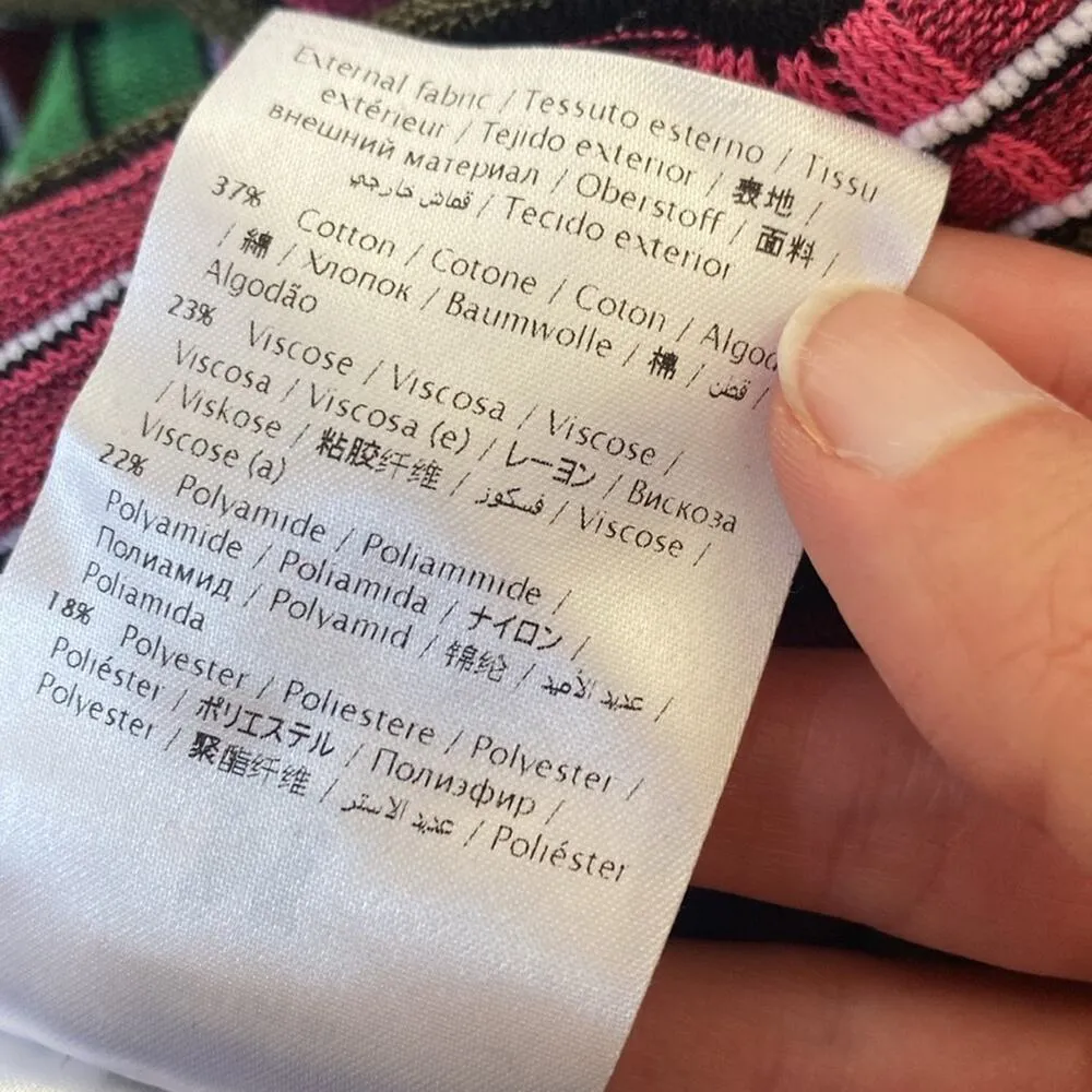 Missoni white tag zig zag knit dress sz 44 6 Medium - Image 8