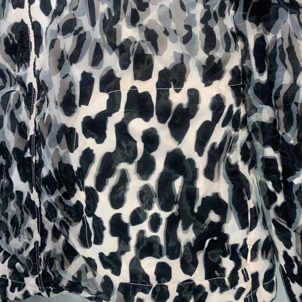 Lorna Jane Leopard Cheetah Print Black And Pink Windbreaker Athletic Jac… - Image 11