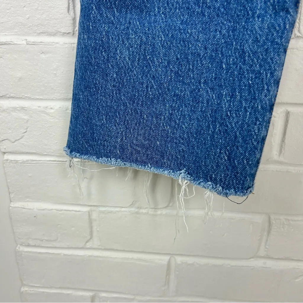 Levi’s Ribcage Straight Ankle Classic Wash Jeans Size 24 - Image 7