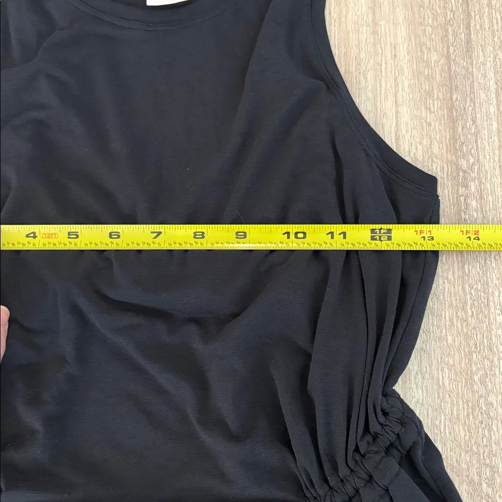 Athleta Air Out Cinch Tank Top Crewneck Sleeveless Pullover Women’s XS Black - Image 8