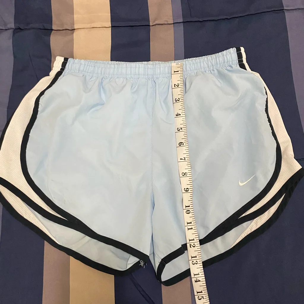 Nike Sky Blue Running Shorts - Image 4