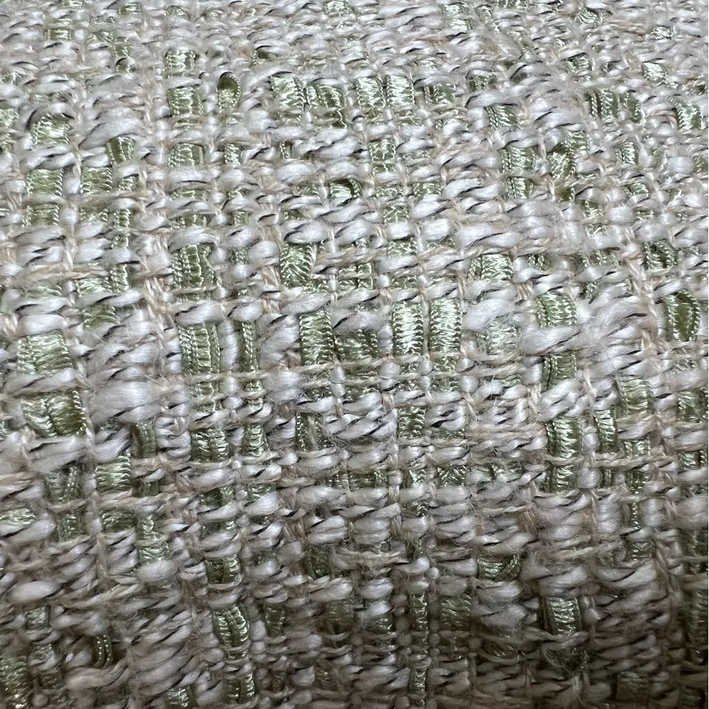 VTG Green Tweed Topper Jacket Blazer Open - Image 3