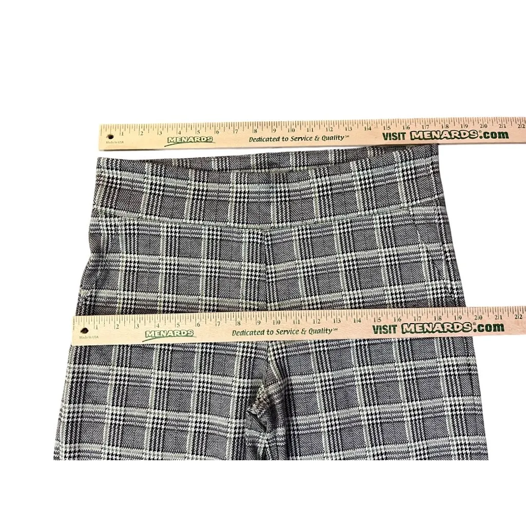Betabrand Pants Womens XL Long (Tall) Plaid Wide Leg Pull-On Stretch - Image 10