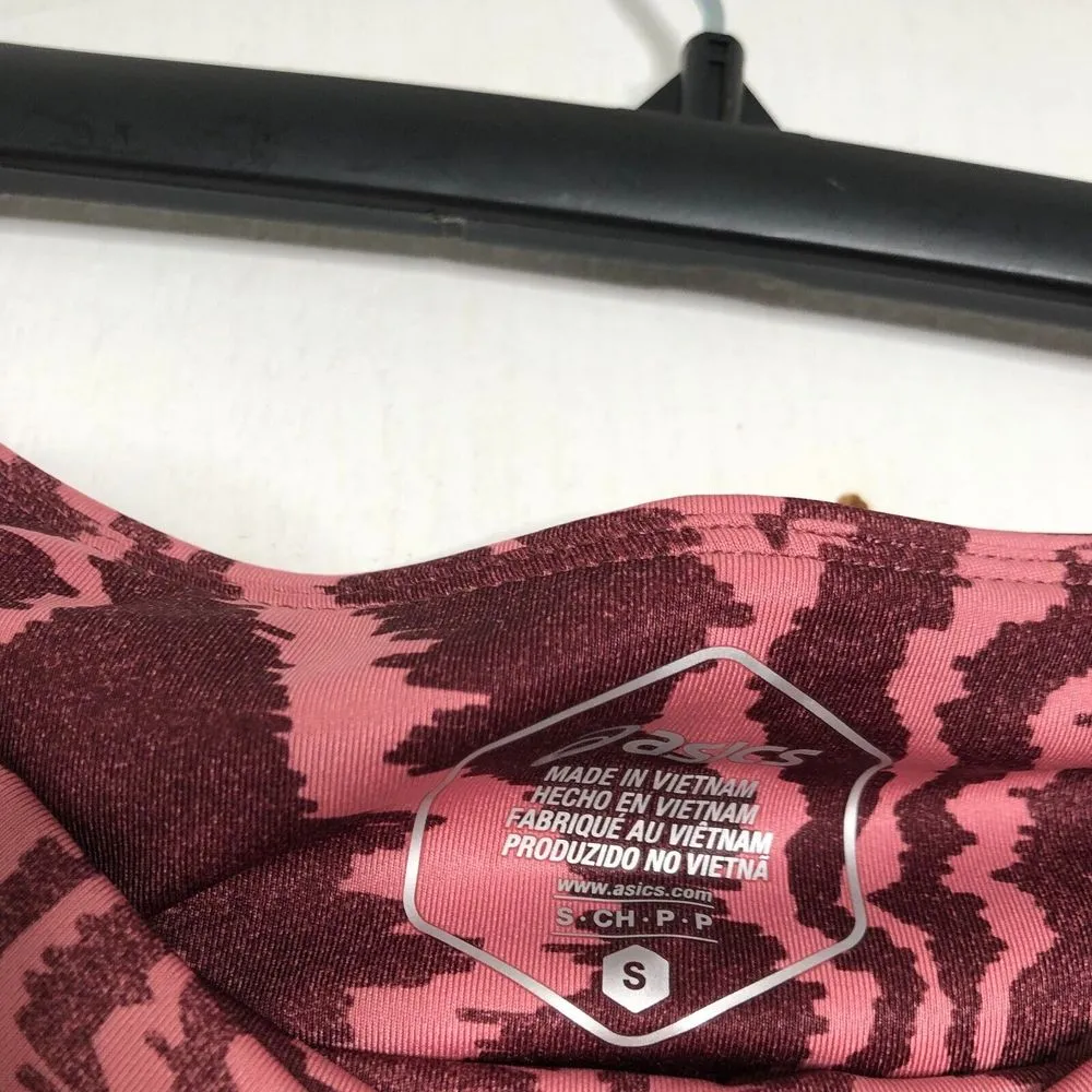 Asics‎ Womens Leggings S Pink 92 Love Core Train Printed Tight Athletic Yoga NWT - Image 7