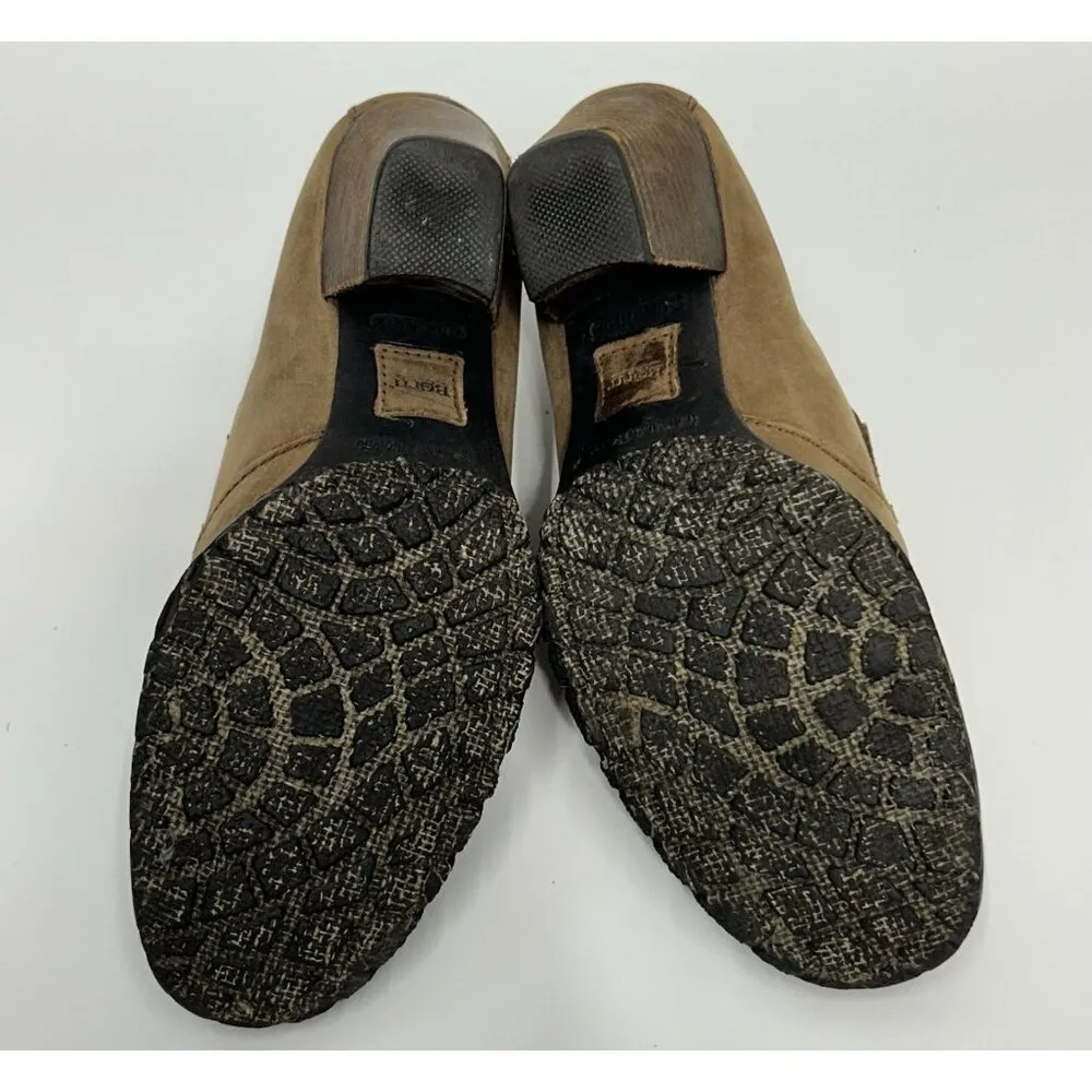 Born Leather Shoes Women's 8.5 EU40 brown boho closed toe heel clog W81296 EUC - Image 9
