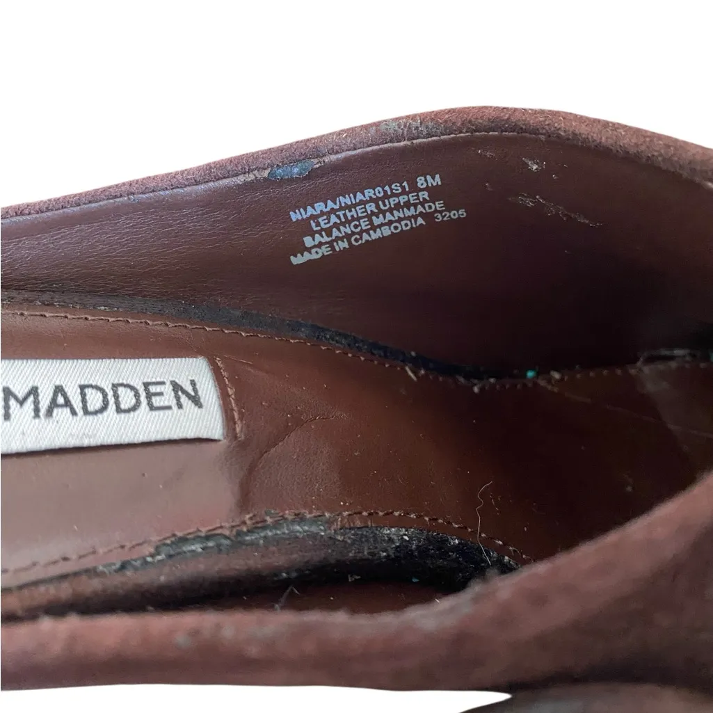 Steve Madden Niara Brown Suede Point Toe Mule size 8 - Image 5