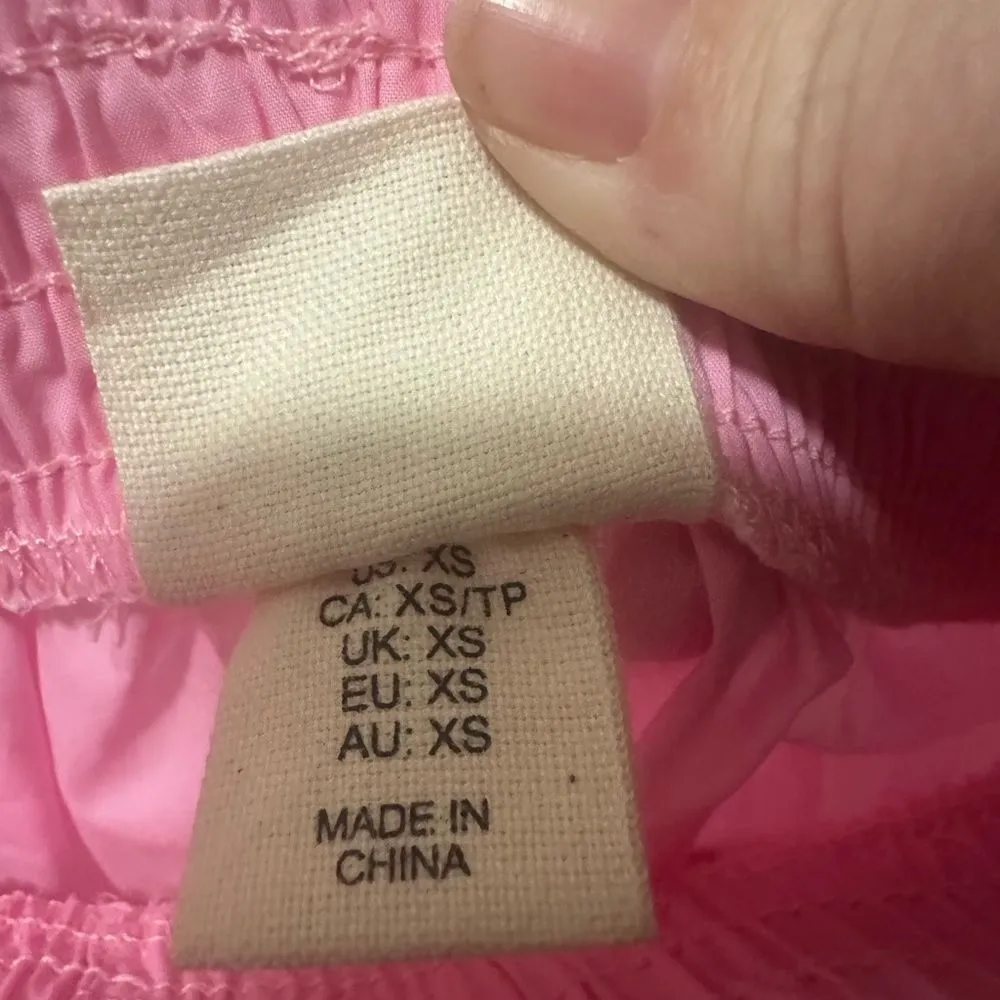 Happily Grey Pink XS Boxer Shorts sleep shorts bow detail - Image 2