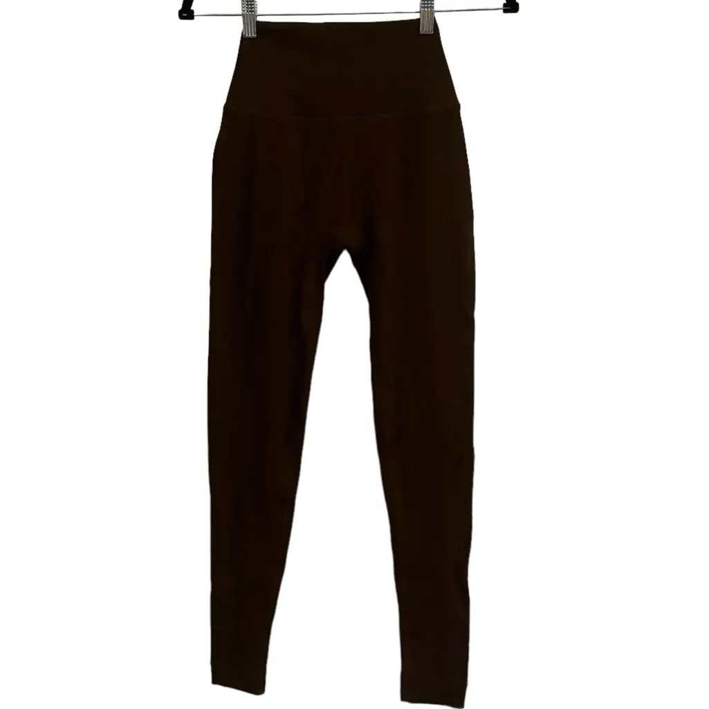 Set Active Women’s LuxeForm Dark Brown SculptFlex Athletic Workout Leggings - Image 5