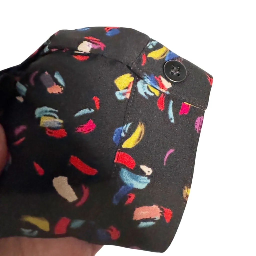 CABI COLORFUL LONG SLEEVE BUTTON UP TOP SZ L - Image 6