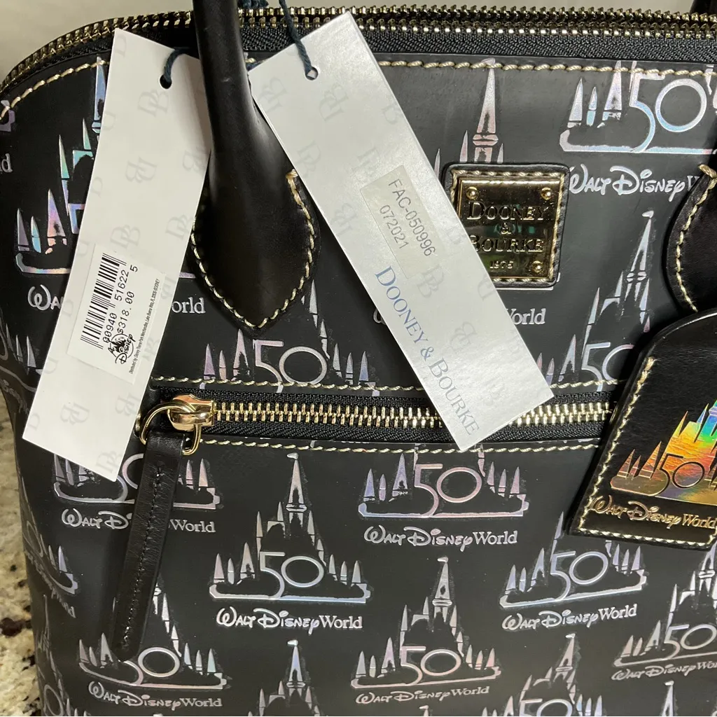 Dooney & Bourke Walt Disney World 50th Anniversary Domed Satchel Handbag - NWT - Image 10