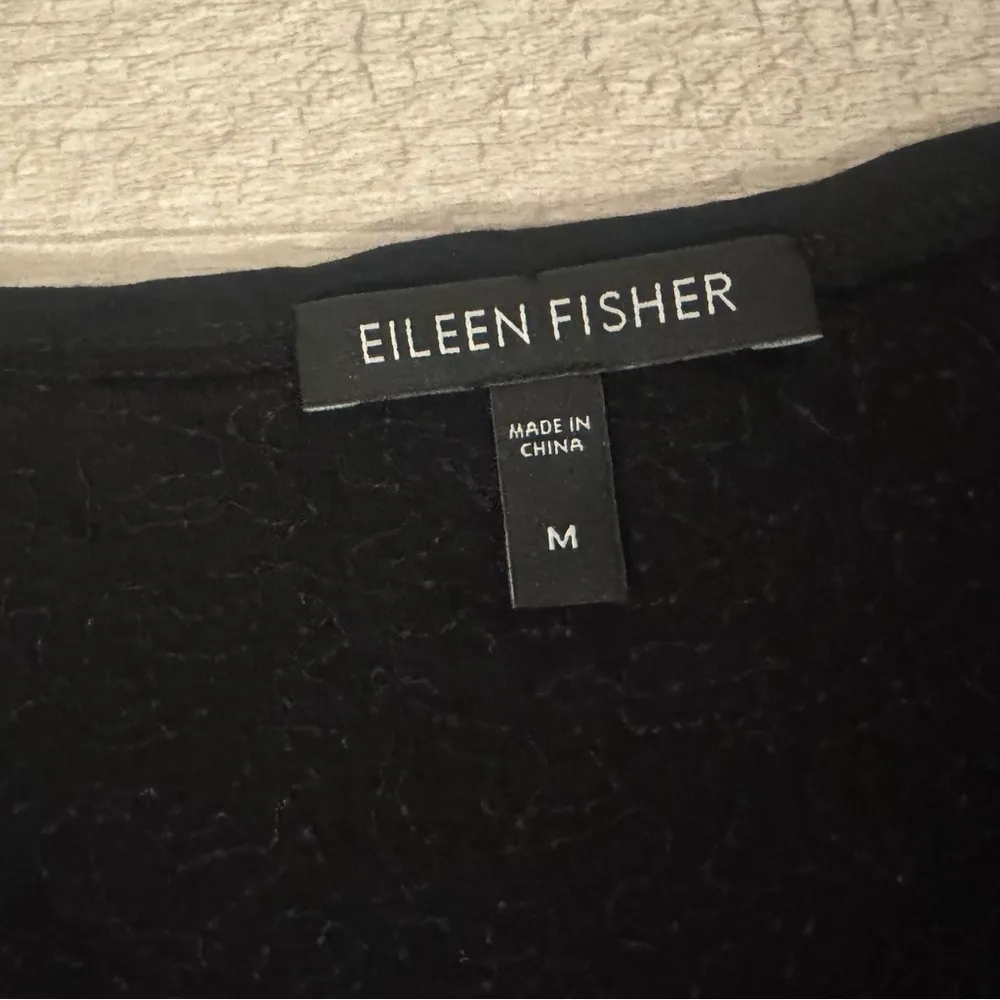 Eileen Fisher Silk All Over Sequin Mini Dress LBD Party NYE Festive Size Medium - Image 9