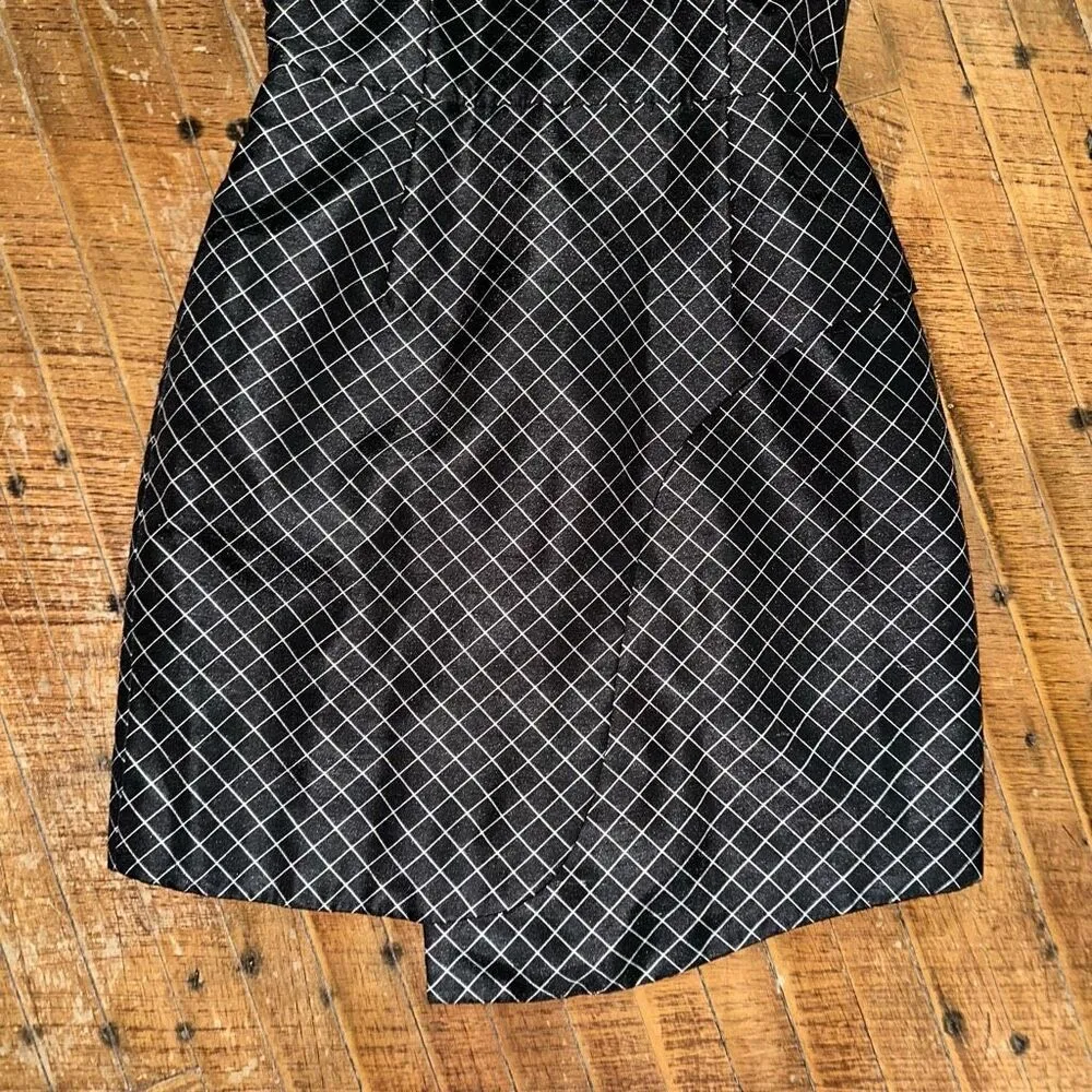 Keepsake Tessellate black small diamond halter mini dress Size XS - Image 2