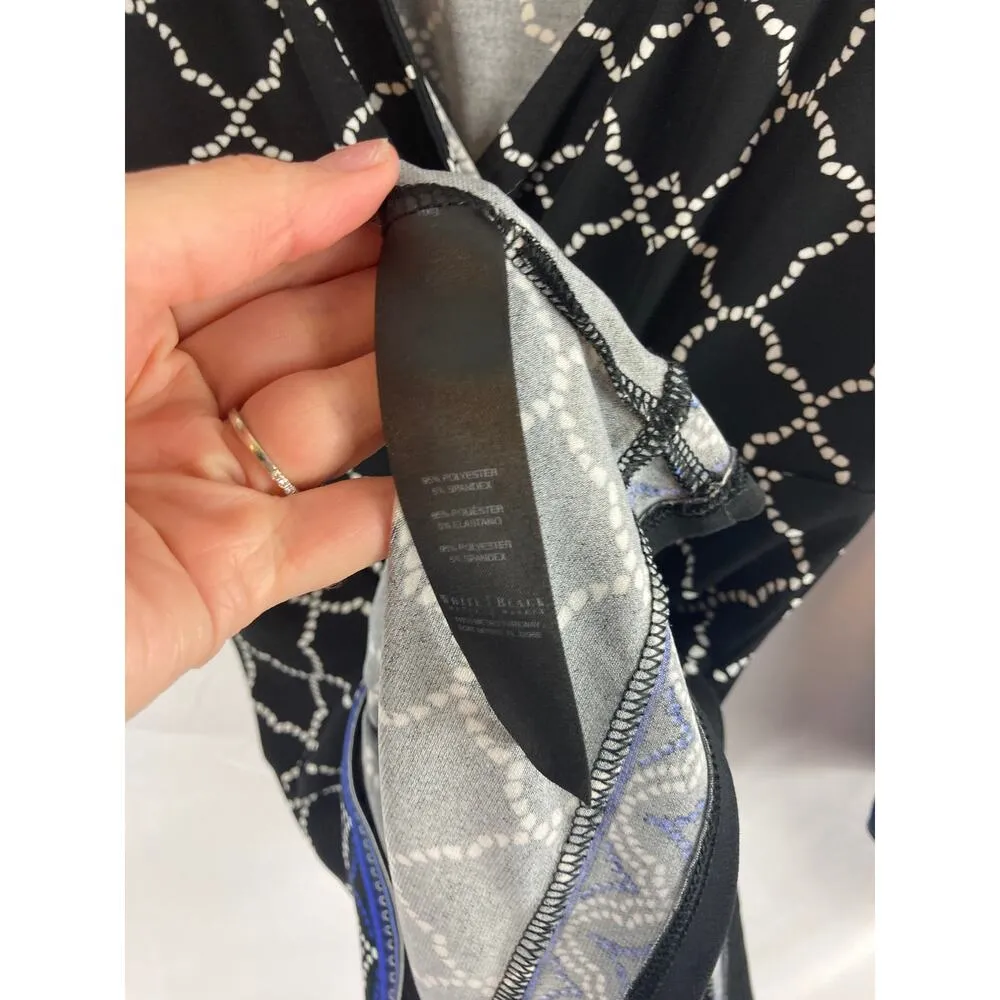 White House Black Market Plaid Faux Wrap tunic XS - Image 4