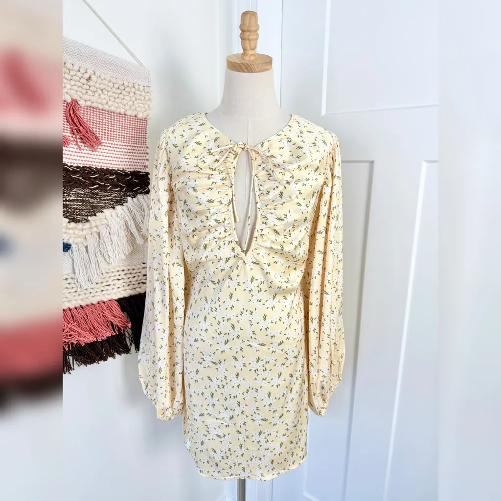 SABO SKIRT Luxe Xandria Dress Yellow Sz M NWT - Image 3