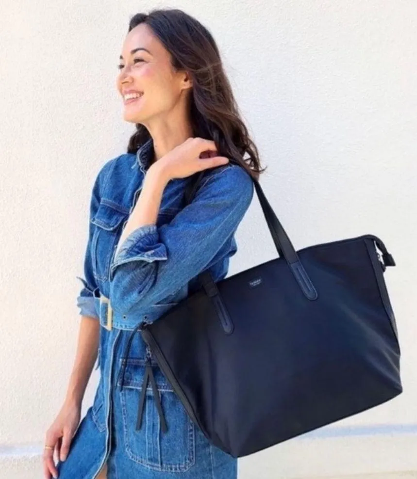 Botkier New York Bond Nylon Black Tote Bag Purse - Image 6