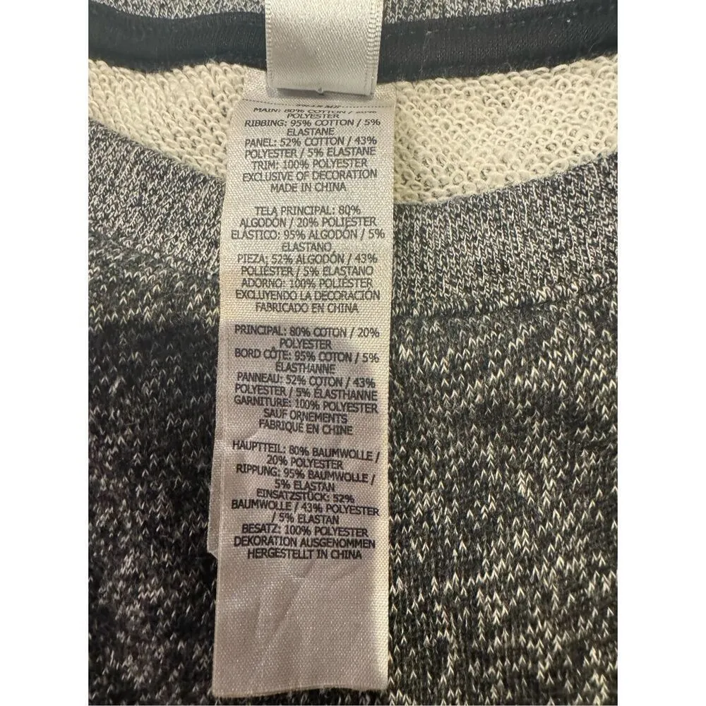 Lorna Jane Lenox Sleeveless Sweatshirt in Black Mark Size Medium - Image 6