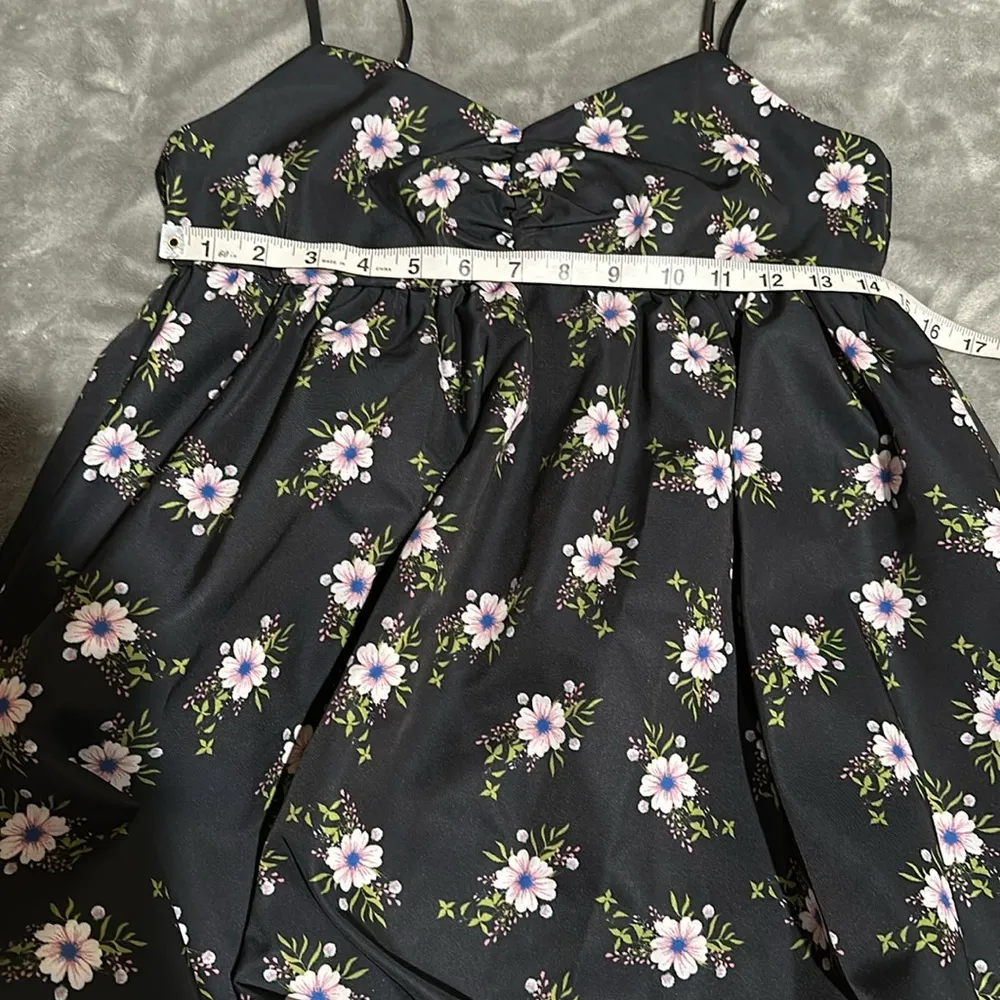 NWT Free People size small in A Bubble Mini Dress in Black - Image 10