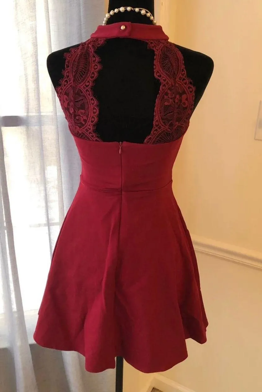 Lulus NWT Maroon Lulu’s Dress - Image 2