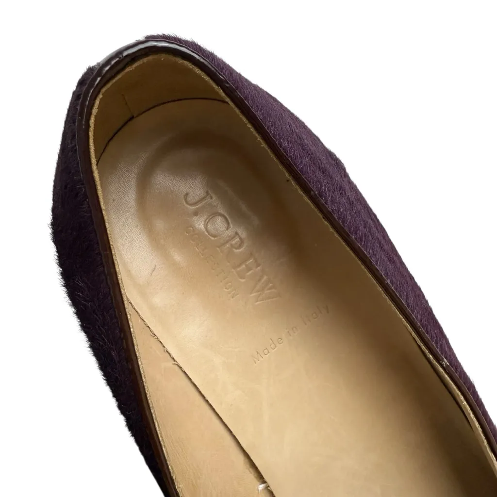 J. Crew Biella Tassel Loafers Deep Aubergine Sz 9 - Image 7