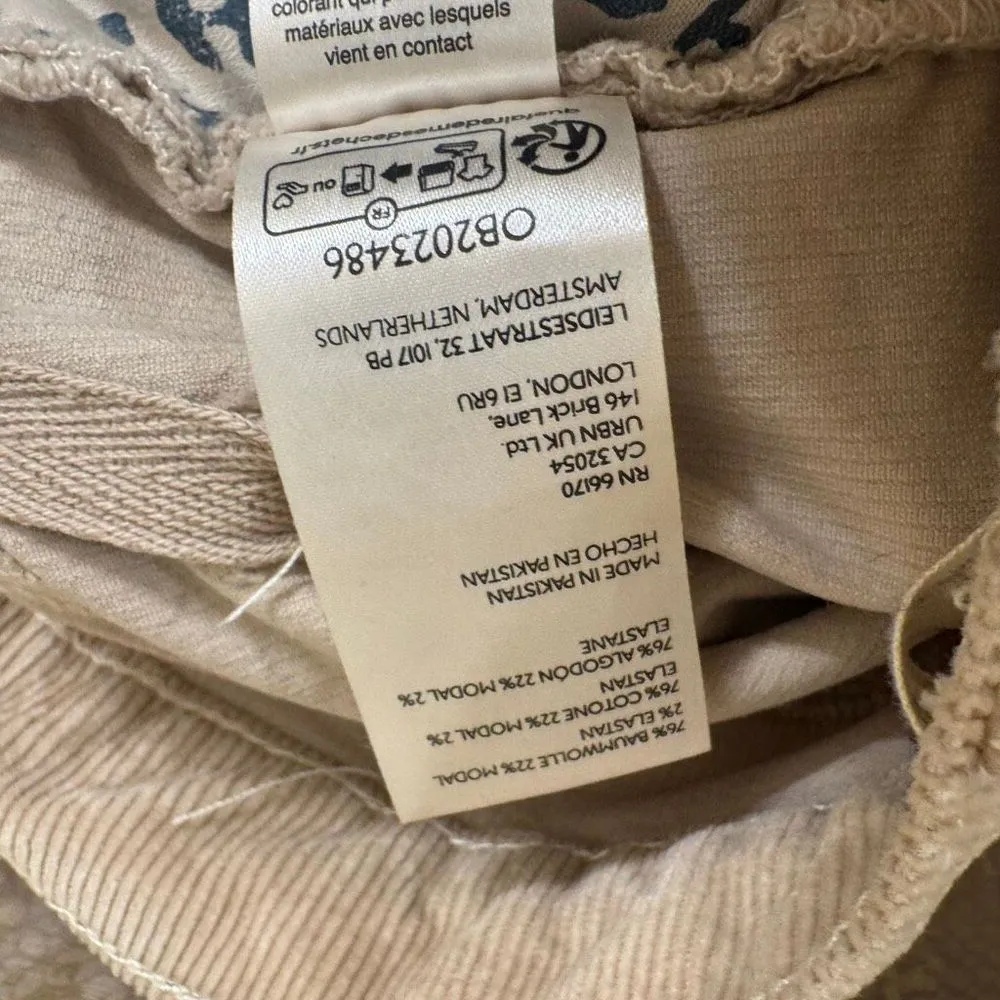 Free People Risk Taker High Rise Straight Tan Ecru Neutral Modal Jeans Size 30 N - Image 6