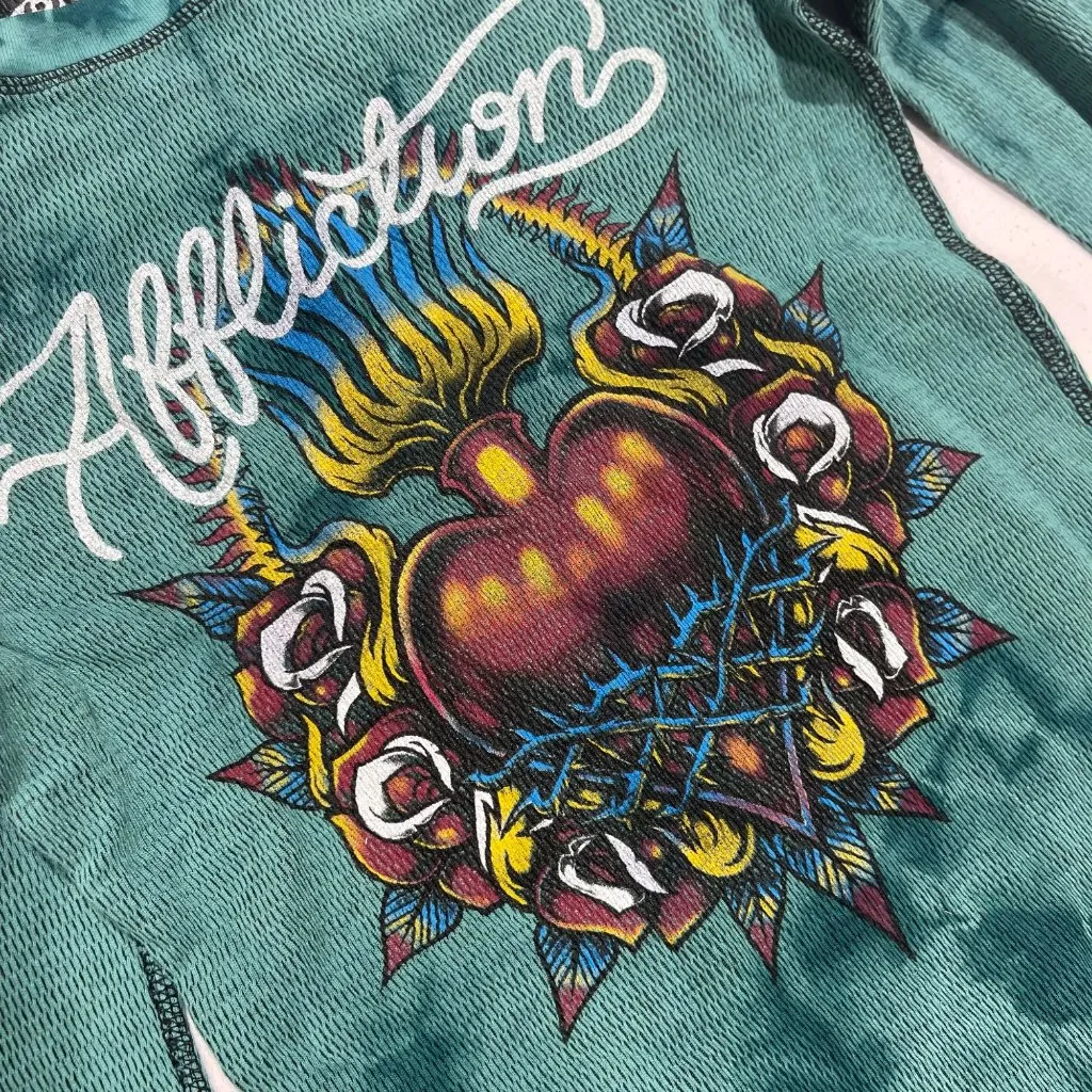 NEW AFFLICTION WOMEN'S REVERSIBLE Y2K THERMAL SMALL - Image 3