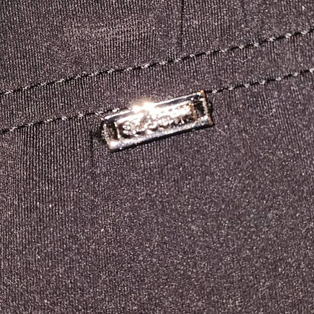 St John Womens Black Ankle Zip Pants Medium‎ - Image 5