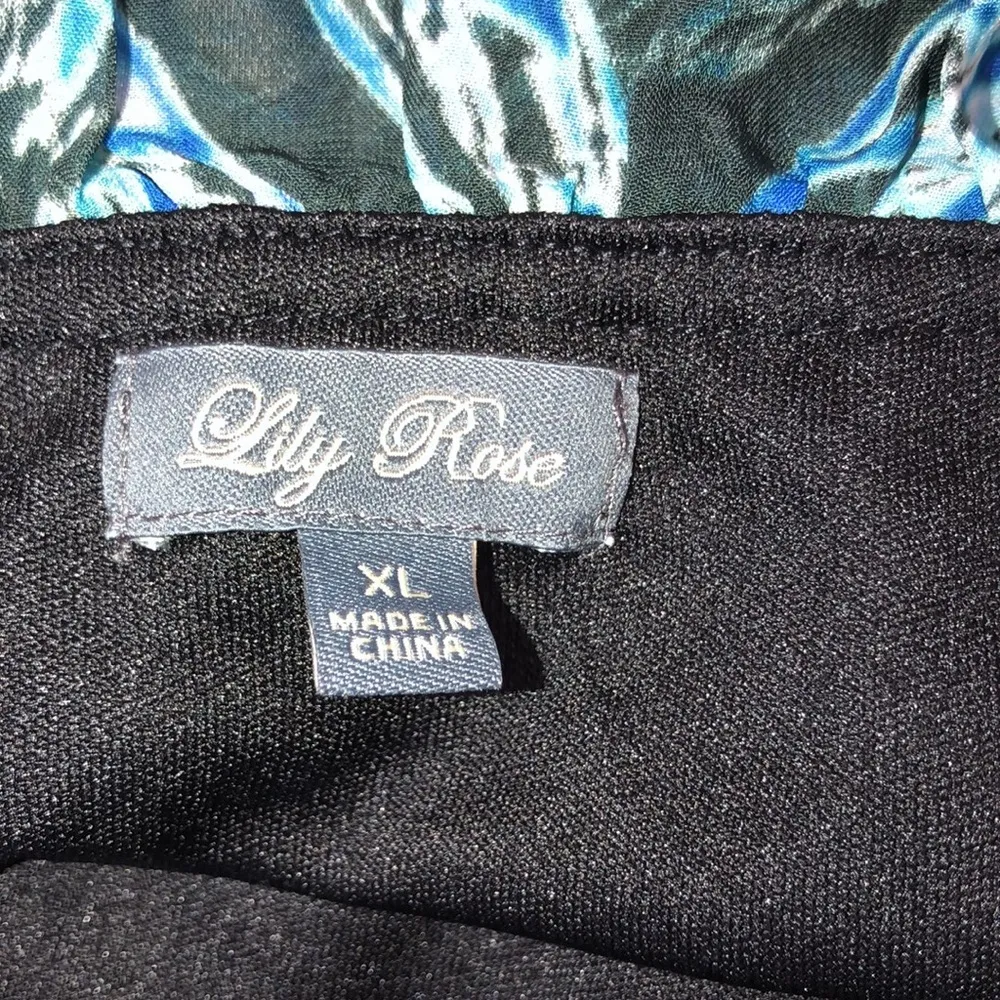 Lily Rose size XLarge blue summer flirty dress - Image 4