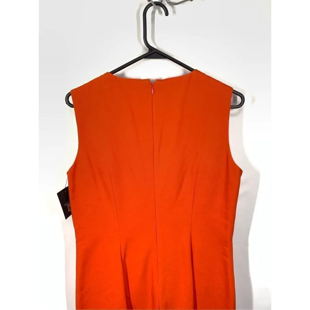 Ellen Tracy sleeveless mandarin intricate neckline dress size 10 NWT - Image 7
