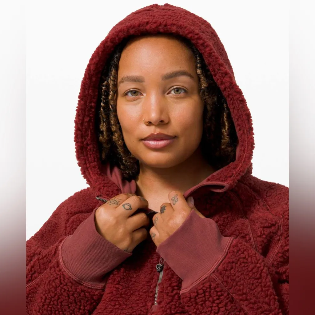 Lululemon Scuba Oversized Sherpa 1/2 Zip - Image 5