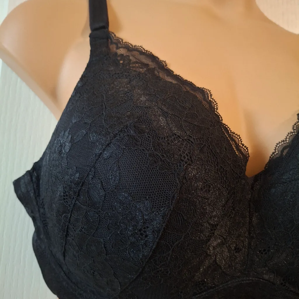Torrid NWT 42 DD  Black Lace Bra - Image 8