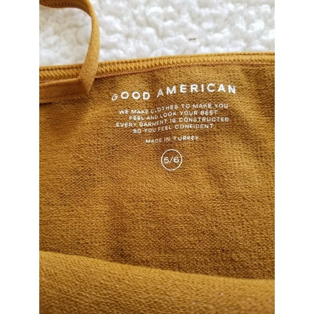 Good American Skinny Strap Seamless Bodysuit  Bronze Brown Womens Size 5/6 = 2XL - Image 3