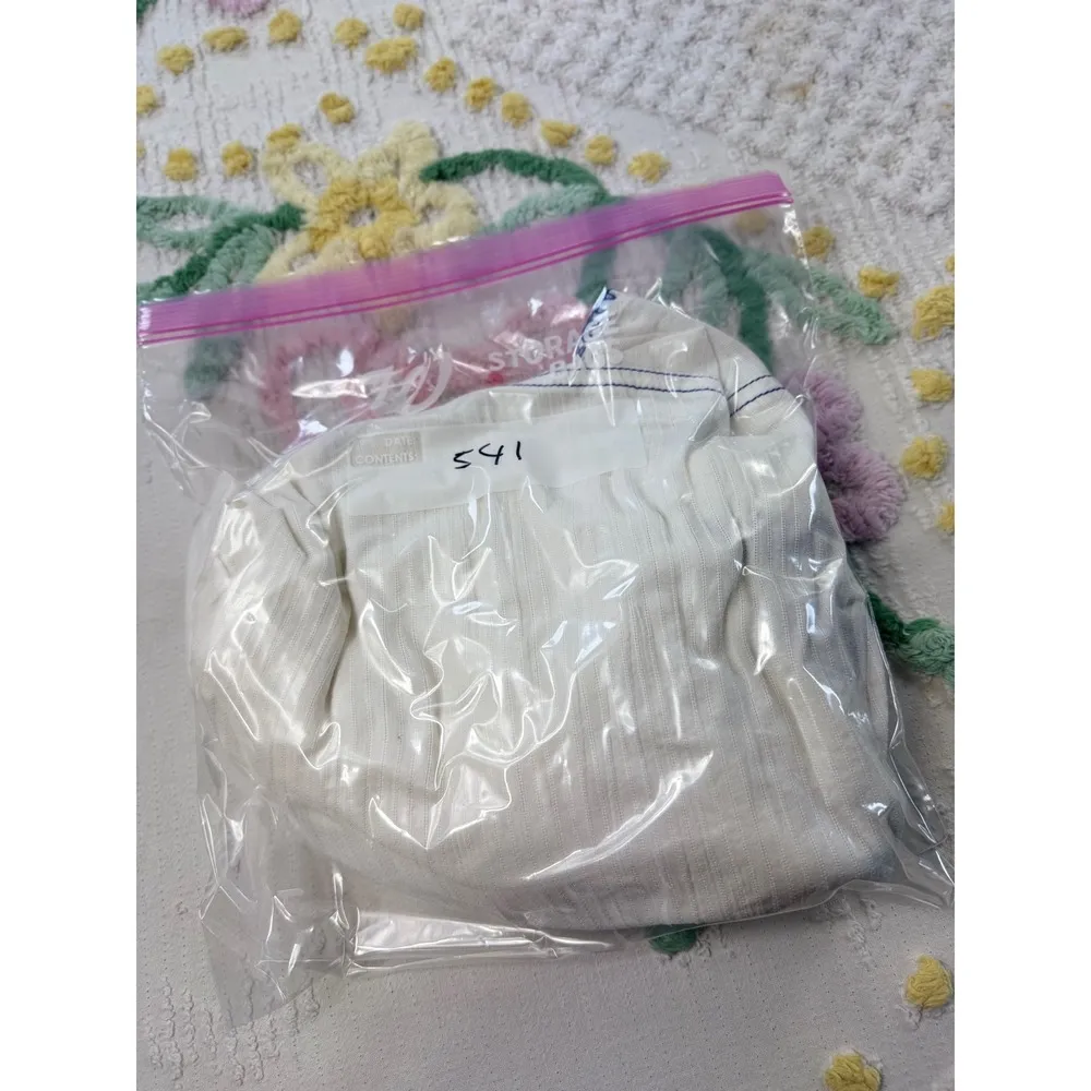 Free People White Embroidered Tunic Top 3/4 Sleeve Bohemian Smocked Cotton S - Image 14