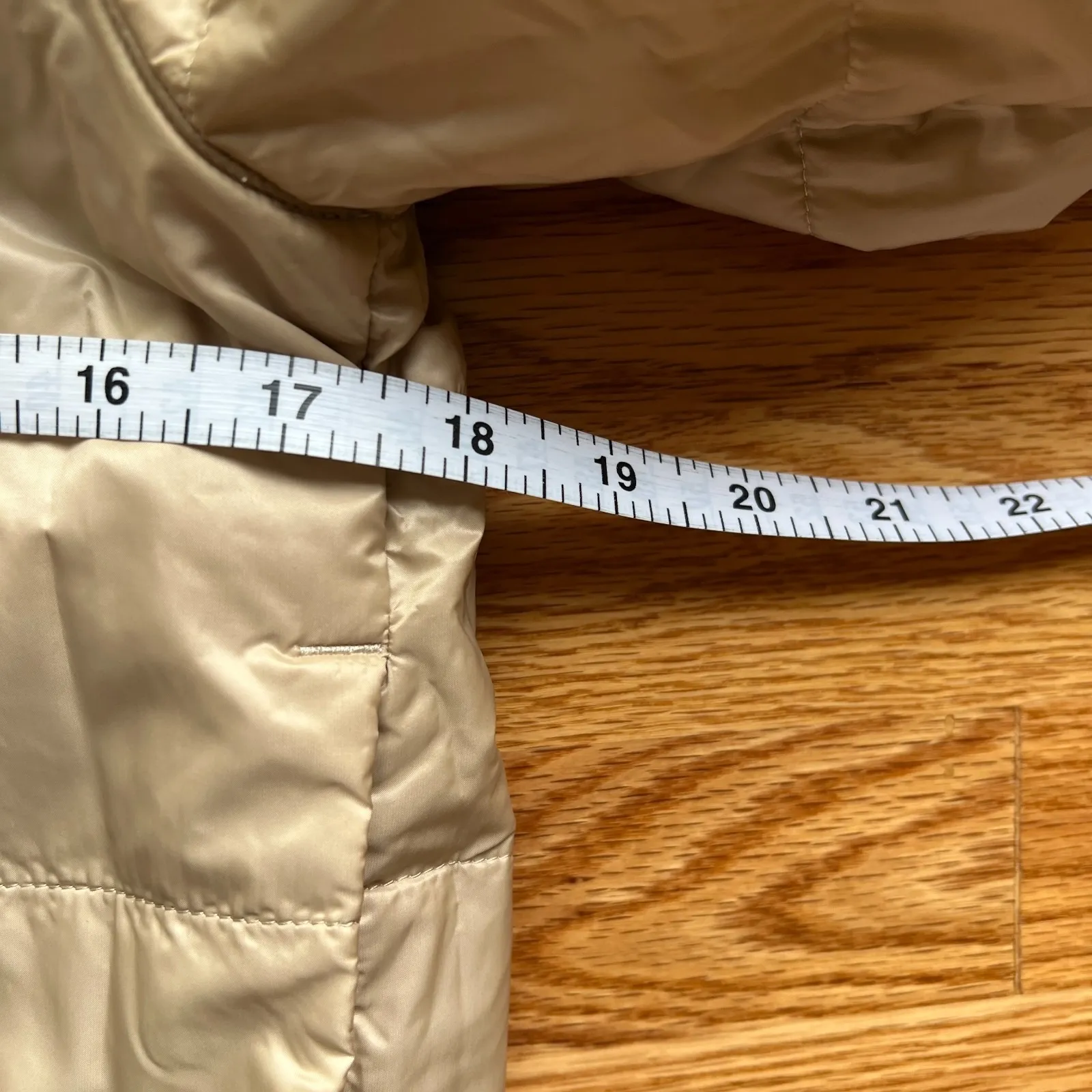 Lululemon Size 4‎ Non Stop Bomber Jacket Reversible Tan Quilted Lightweight Coat - Image 13