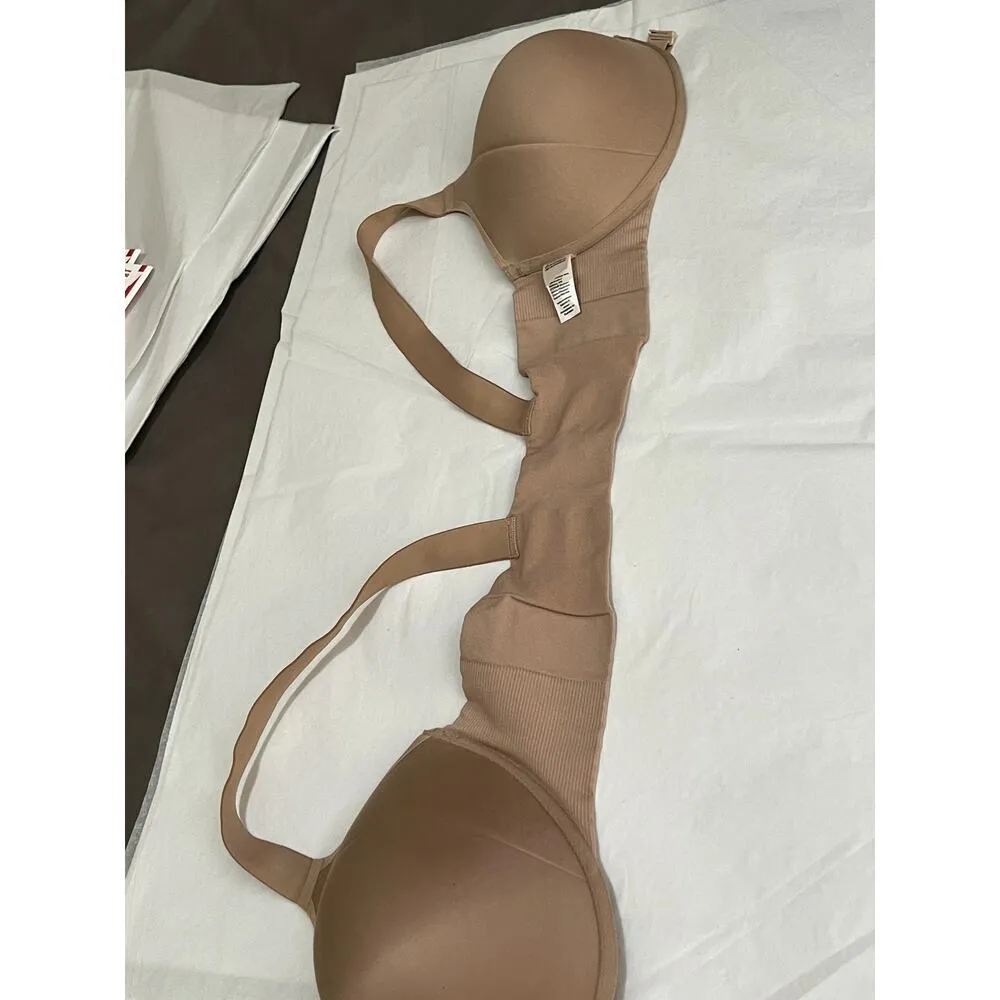 Spanx bra-Lleiujah size 40DD beige lightly lined full coverage no underire - Image 3