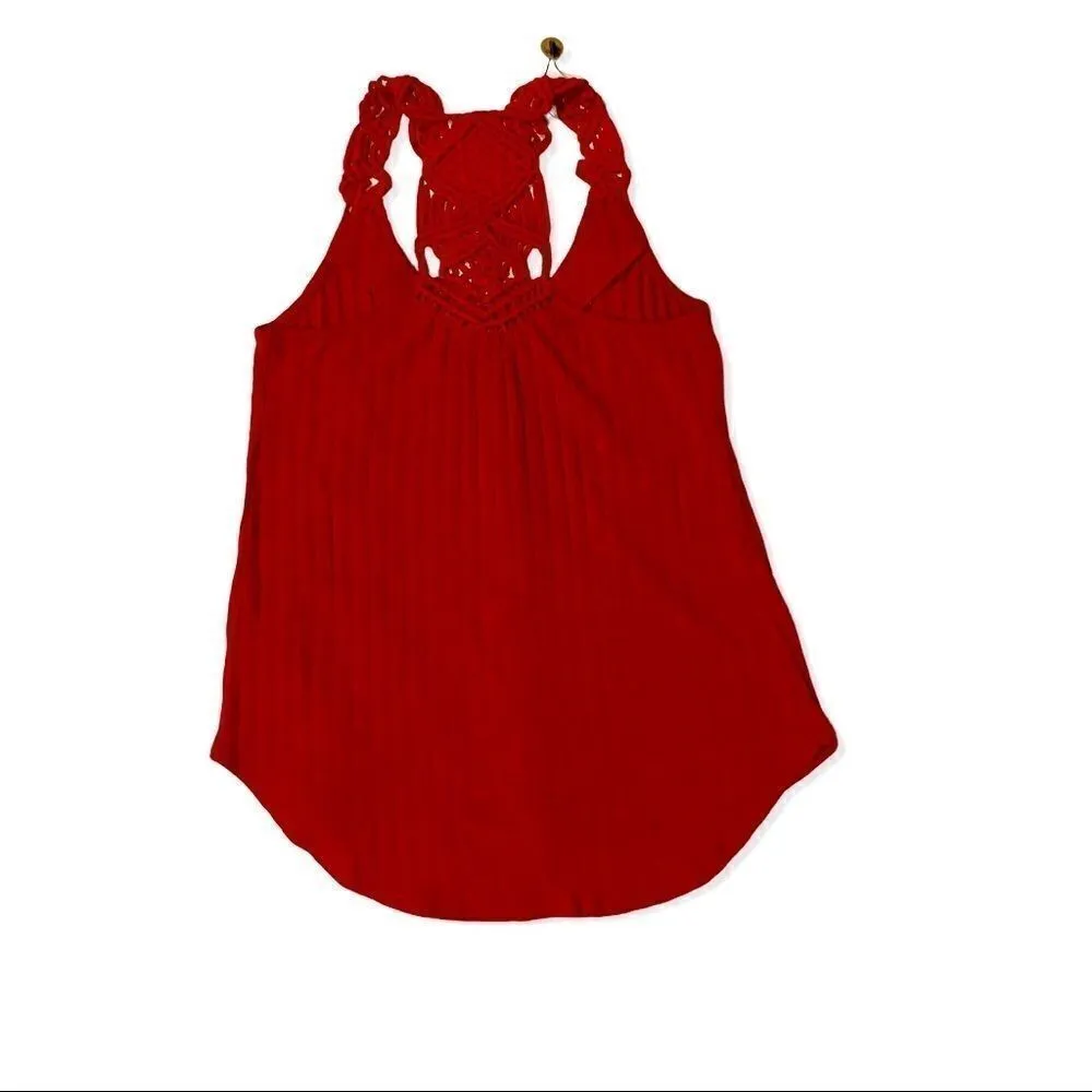 Maurice’s Ribbed Macrame Racer Back Tank Top! - Image 4