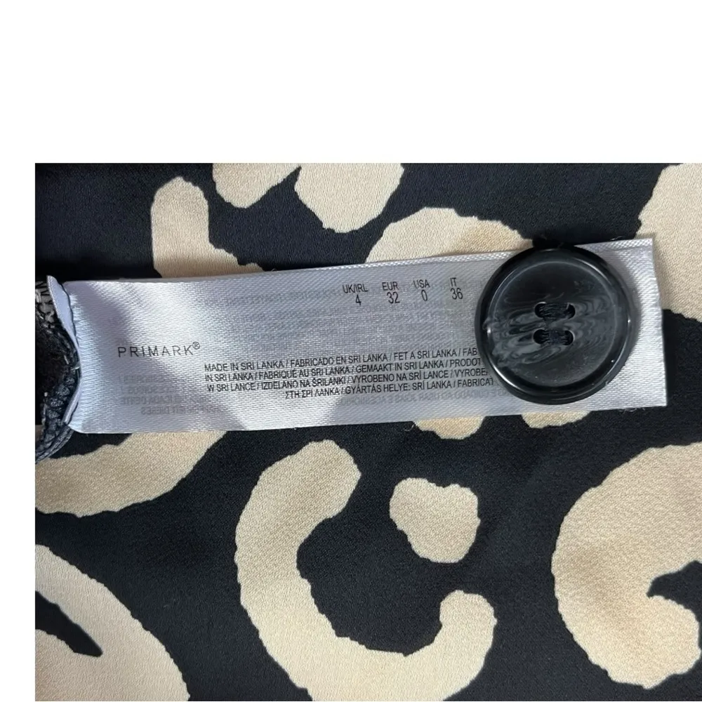 Primark Double Breasted Blazer Women’s Size 4 Satin Leopard Print Blazer NWOT‎ - Image 5