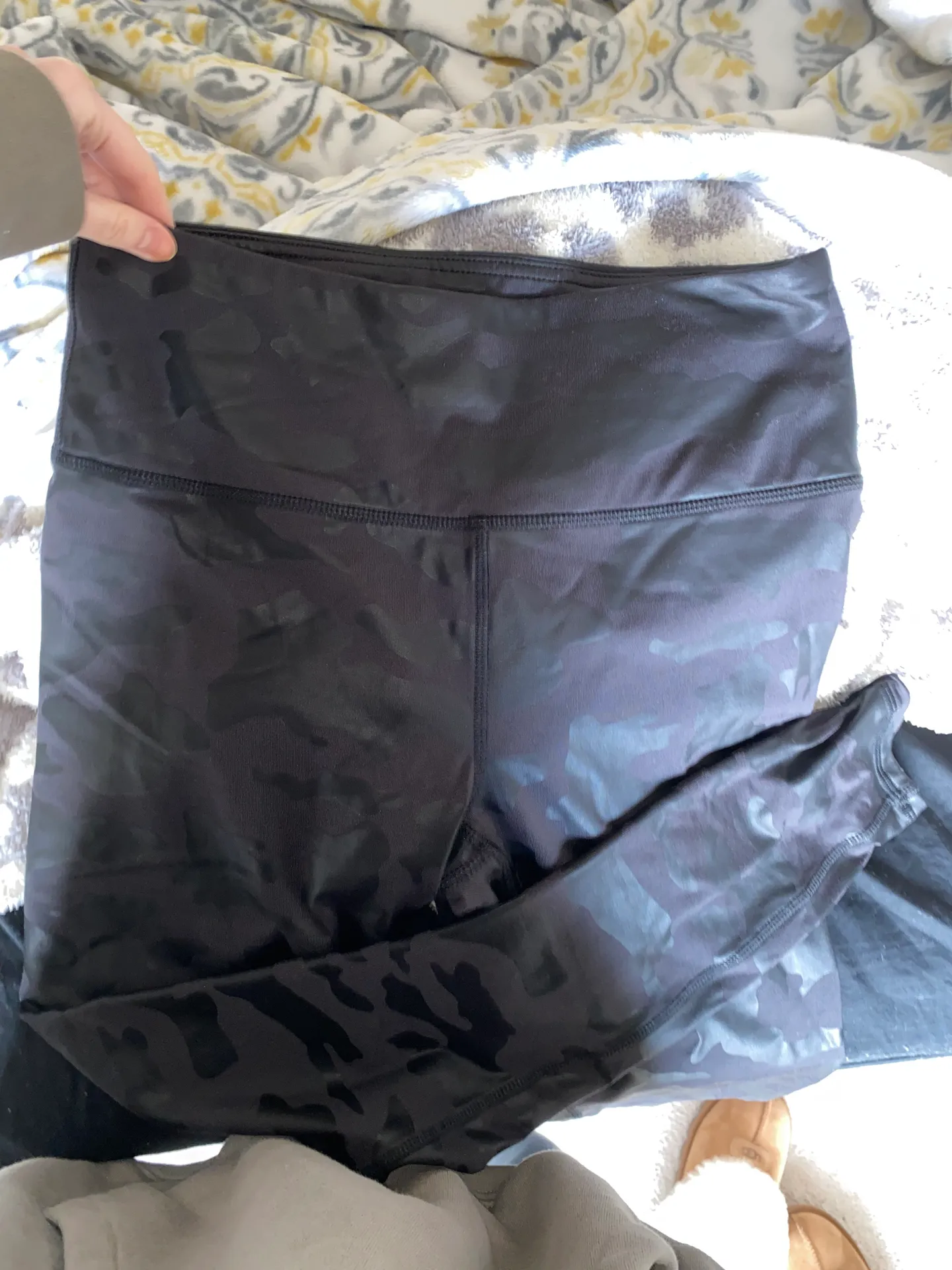 Black Camo Leggings - Image 2