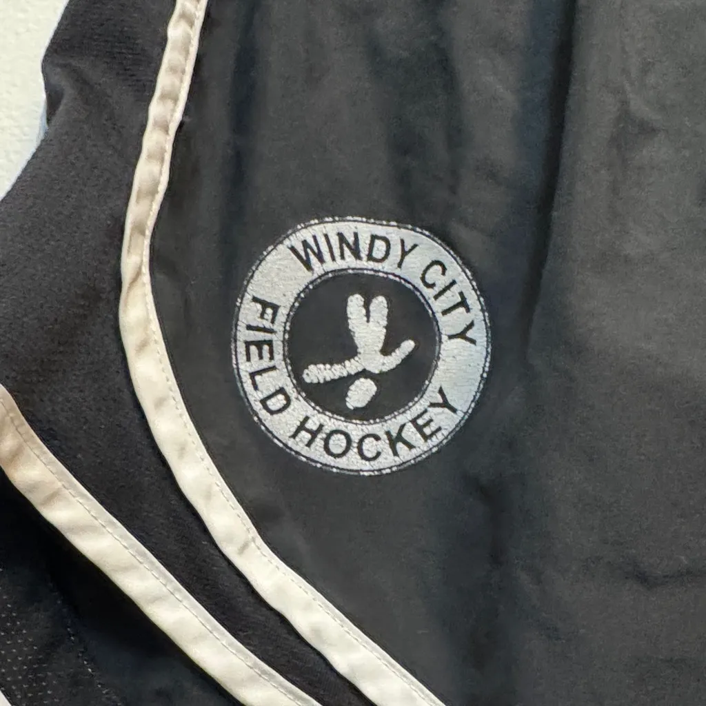 Nike Field Hockey Women's Black and White Athletic Shorts - Image 3