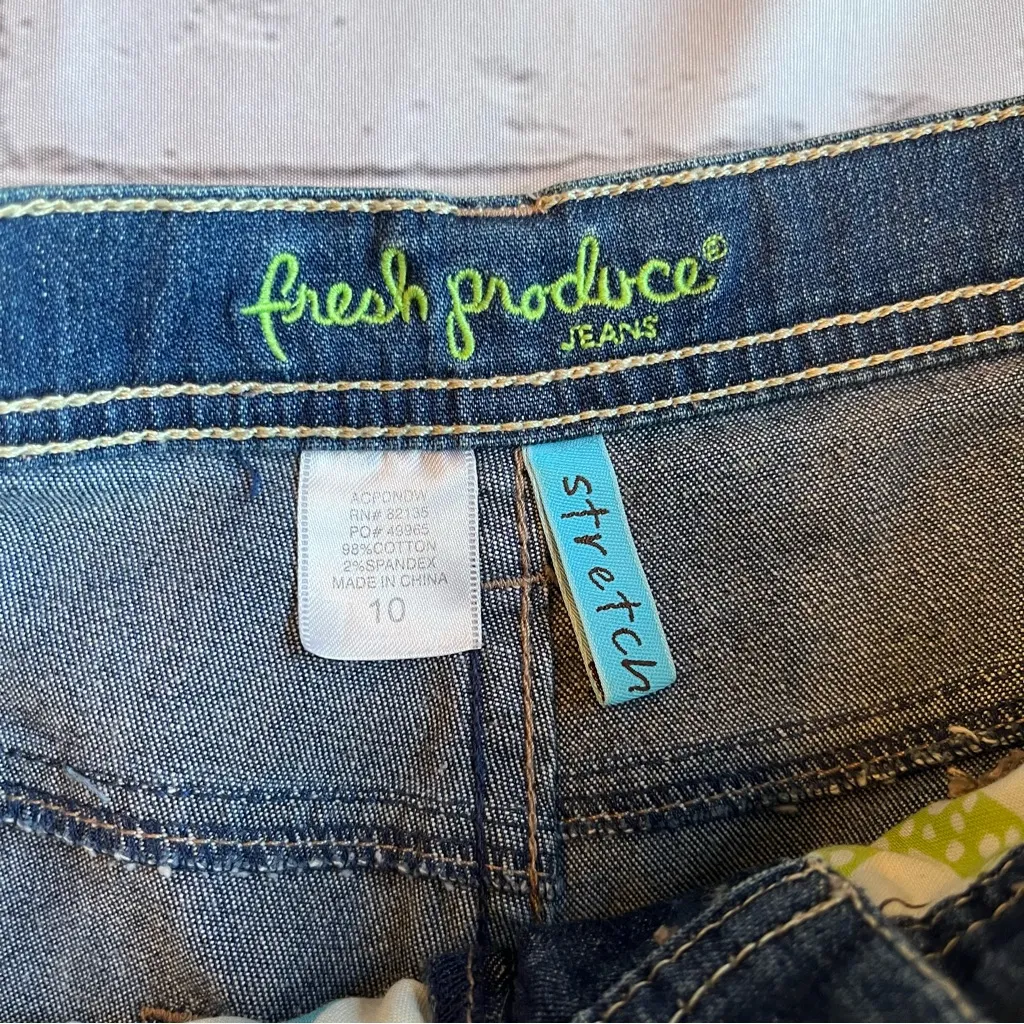 Fresh Produce Jeans Stretch Crop Size 10 - Image 7