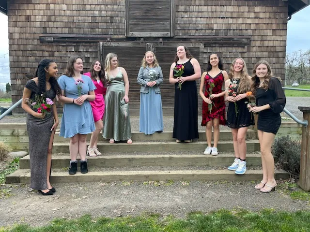 Green Satin Prom / Bridesmaid Dress Size M - Image 15