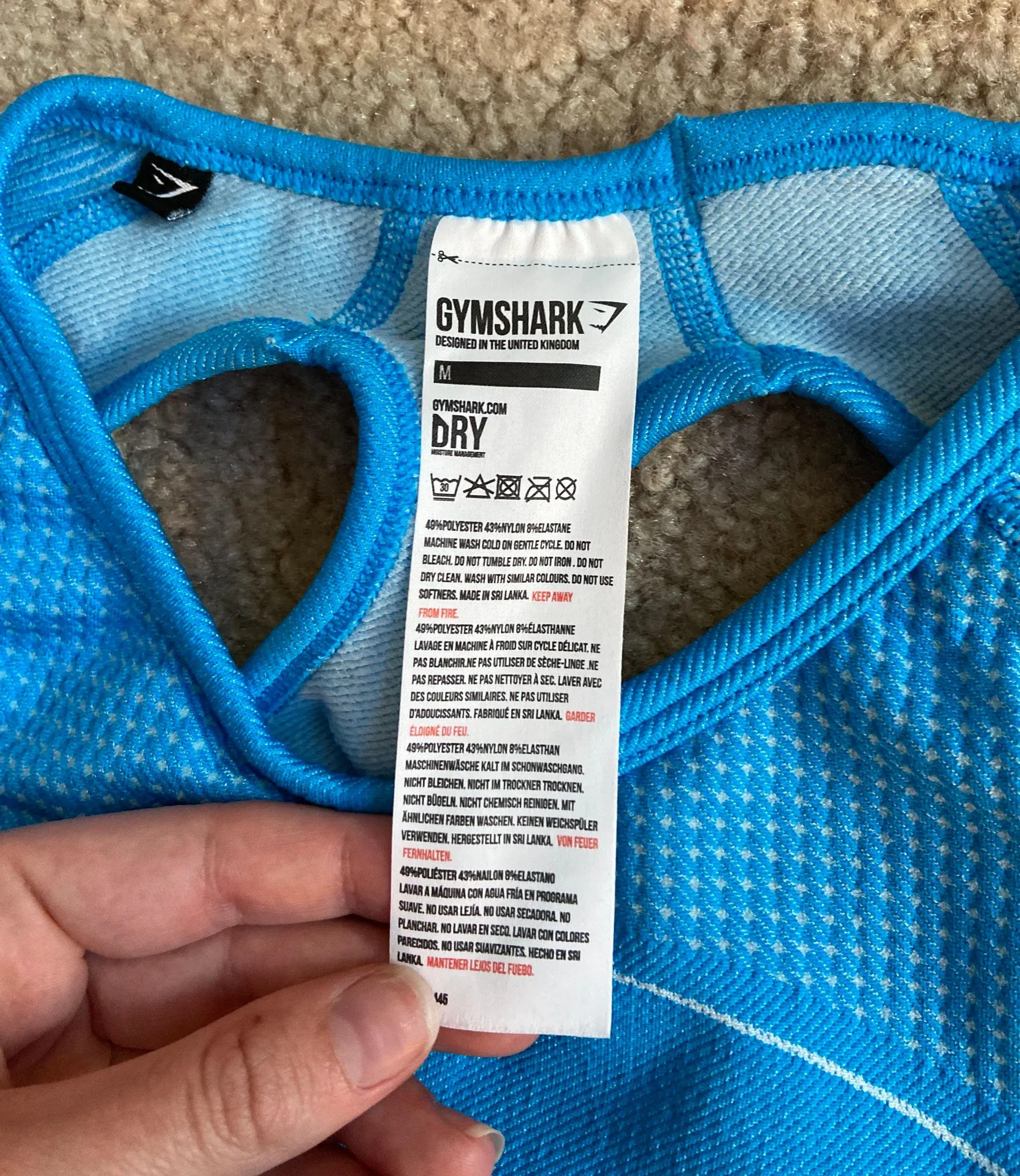 Gymshark Workout Top - Image 3