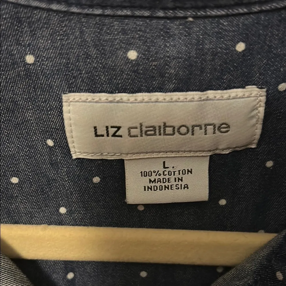 Navy Blue Button-Up Shirt - Image 2