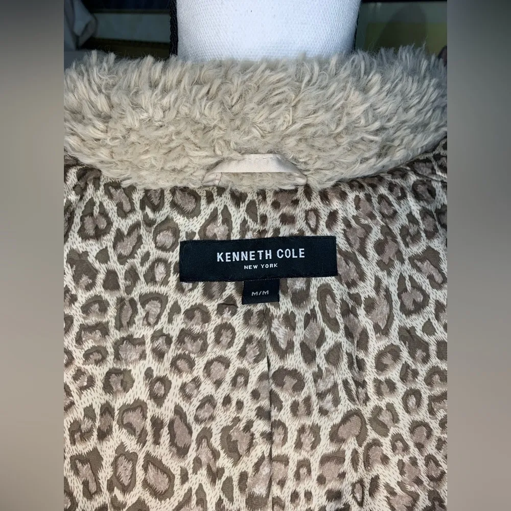 Kenneth Cole Fuzzy Faux Fur Coat - Image 8