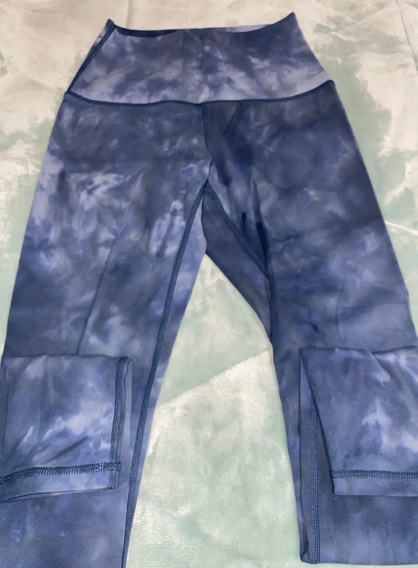 J80 Fit Washed Dye Leggings - Image 3