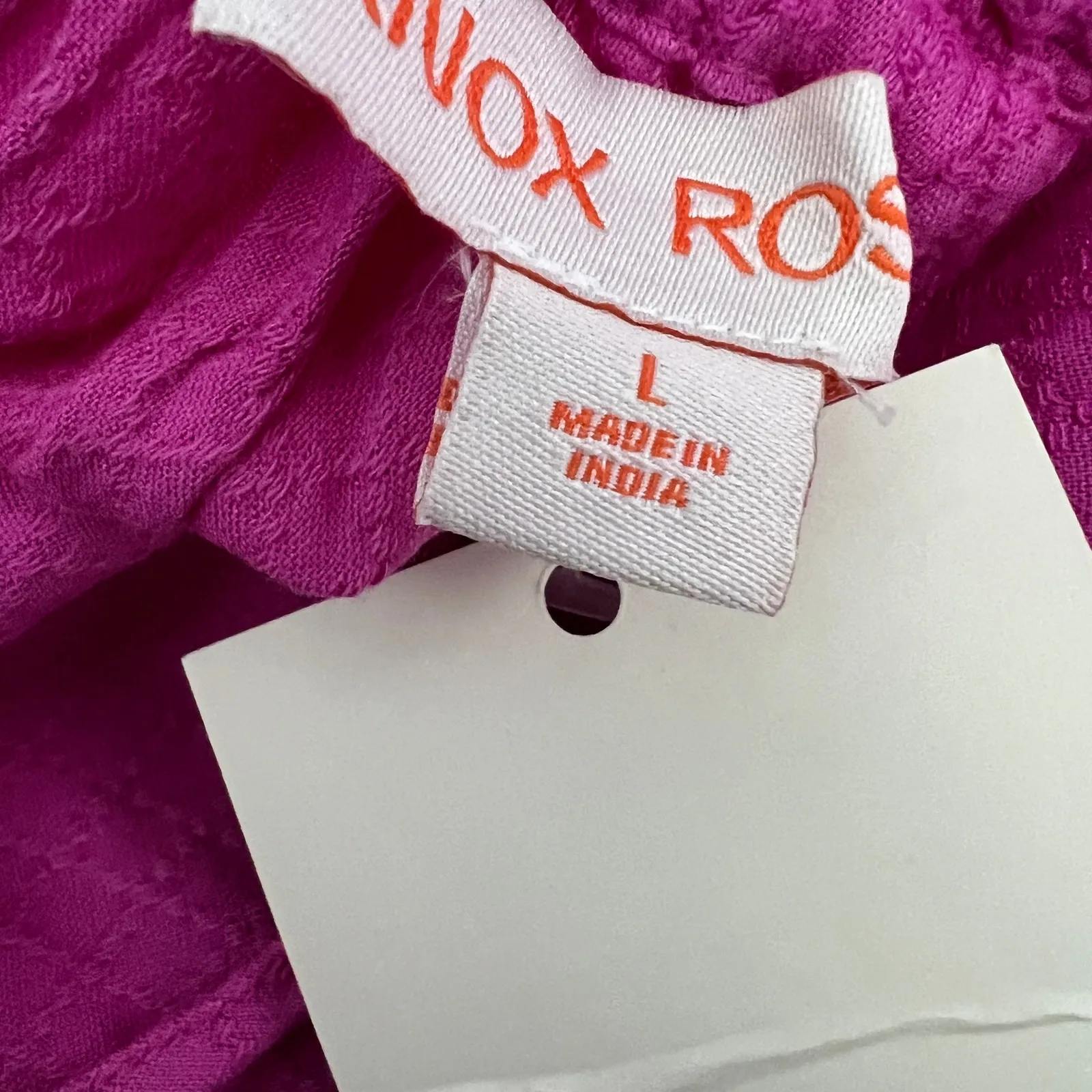 Knox Rose Women's Magenta Pink Woven Halter Tank Top - Size Large - NWT - Image 2